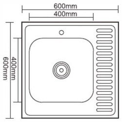 Кухонная мойка Ledeme L76060-L Кухонная мойка Ledeme L76060-L